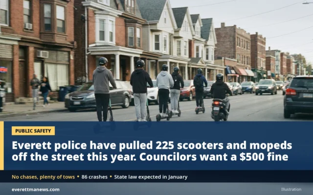 Everett Police Have Pulled 225 Scooters and Mopeds Off the Street This Year. Councilors Want a $500 Fine