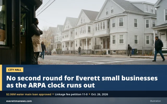 No Second Round for Everett Small Businesses as ARPA Clock Runs Out; Council Approves $2 Million Water Main Loan and Demands Say Over Linkage Fees