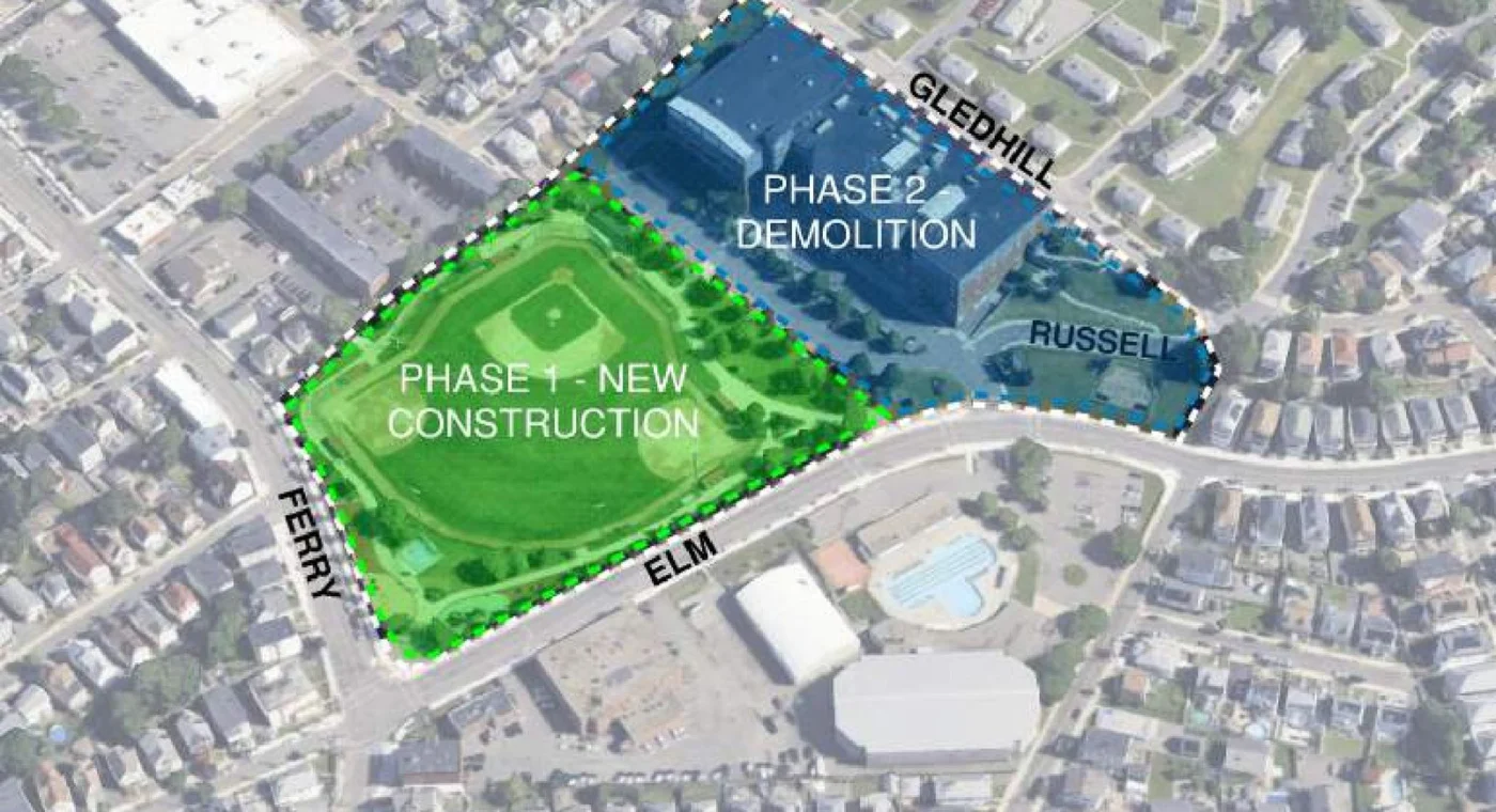 Is Everett Taking the Rest of Glendale Park for a New High School? A Facebook Thread Asked. The Building Committee Dropped That Option Aug. 12